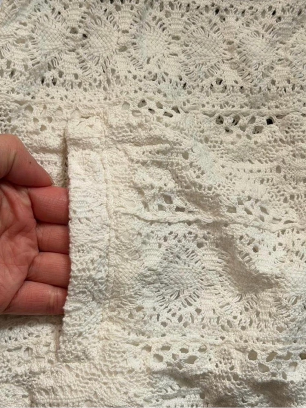 Cream Lace Bomber Jacket - Picture 4 of 5